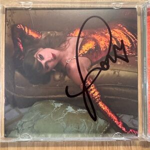 Taylor Swift The Life Of A Showgirl Hand Signed CD #2